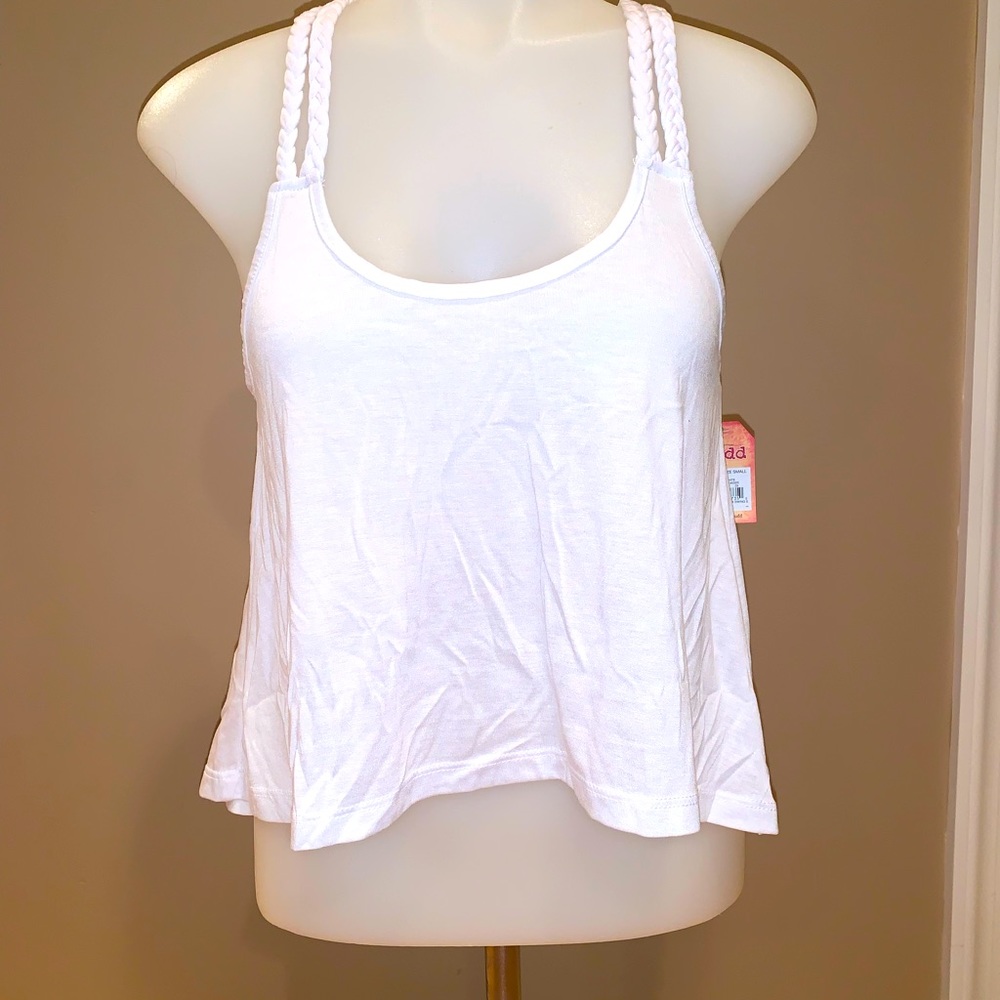 ***NWT*** White braided tunic